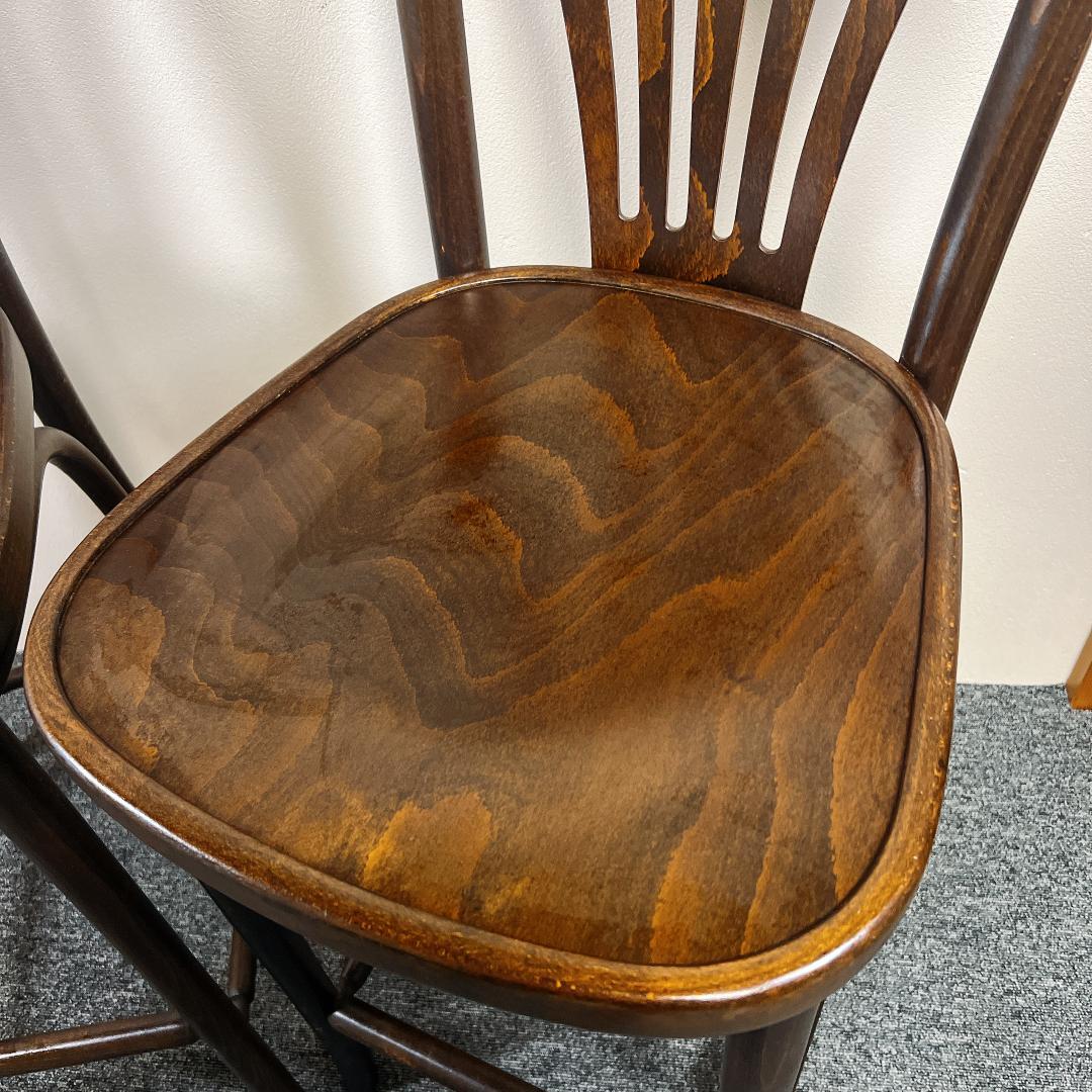 希少　ベントウッドチェア カウンターチェア アンティーク 曲木椅子 北欧