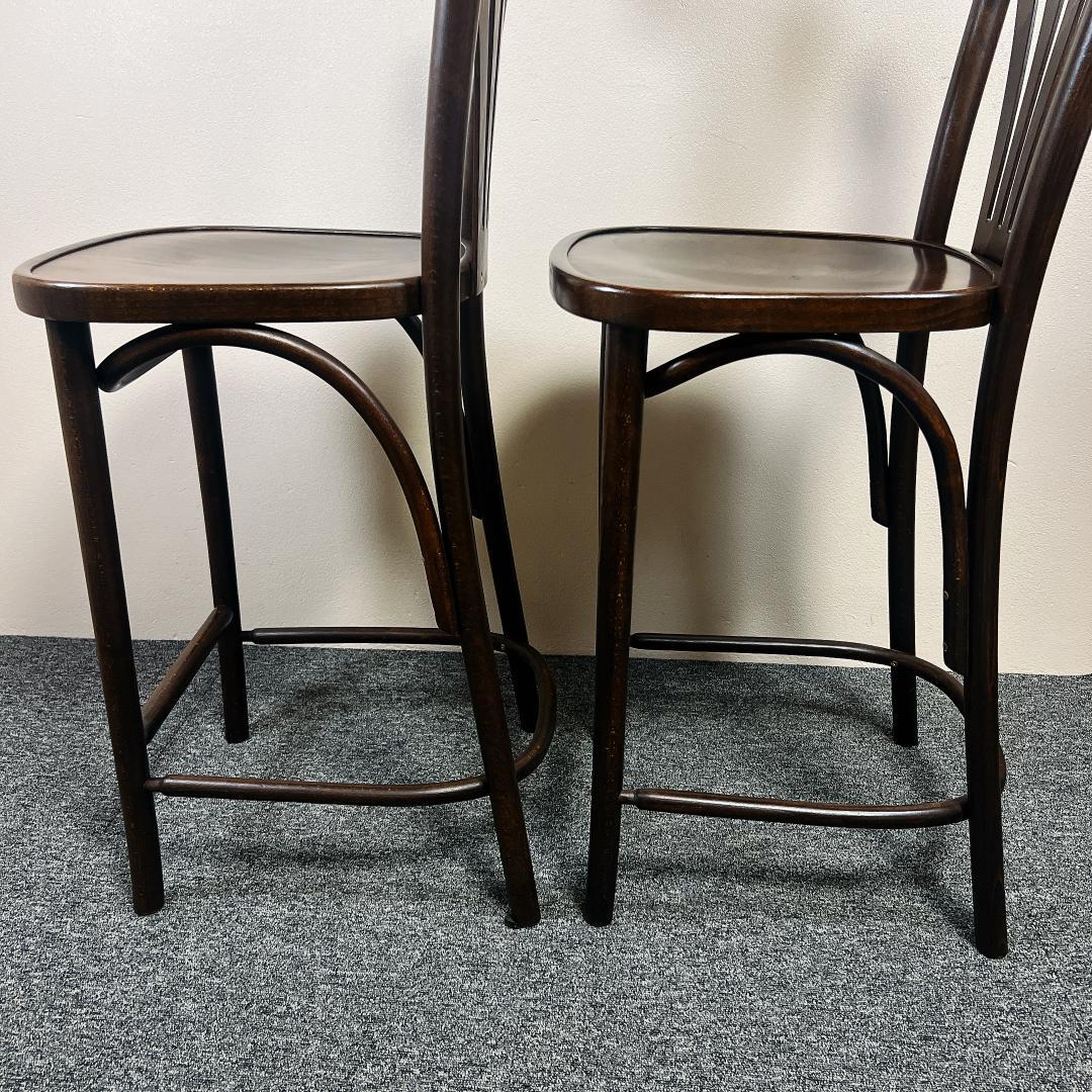 希少　ベントウッドチェア カウンターチェア アンティーク 曲木椅子 北欧