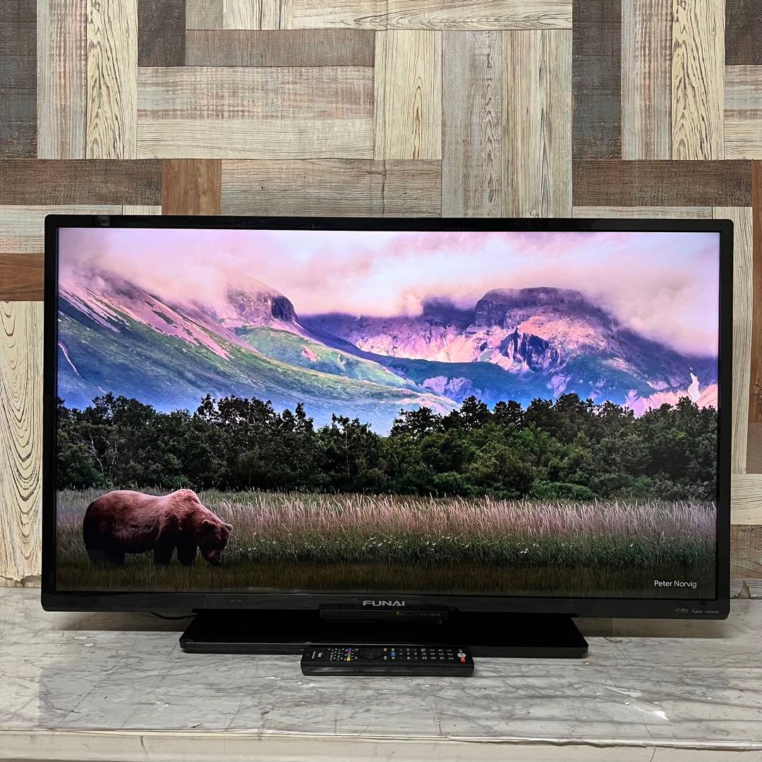 即日受渡❣️全国送料込FUNAI40V型地デジ.BS. CS録画機能搭載テレビ