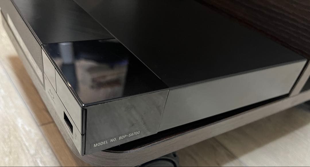 ソニーブルーレイプレーヤー　BDP-S6700 ケーブル付