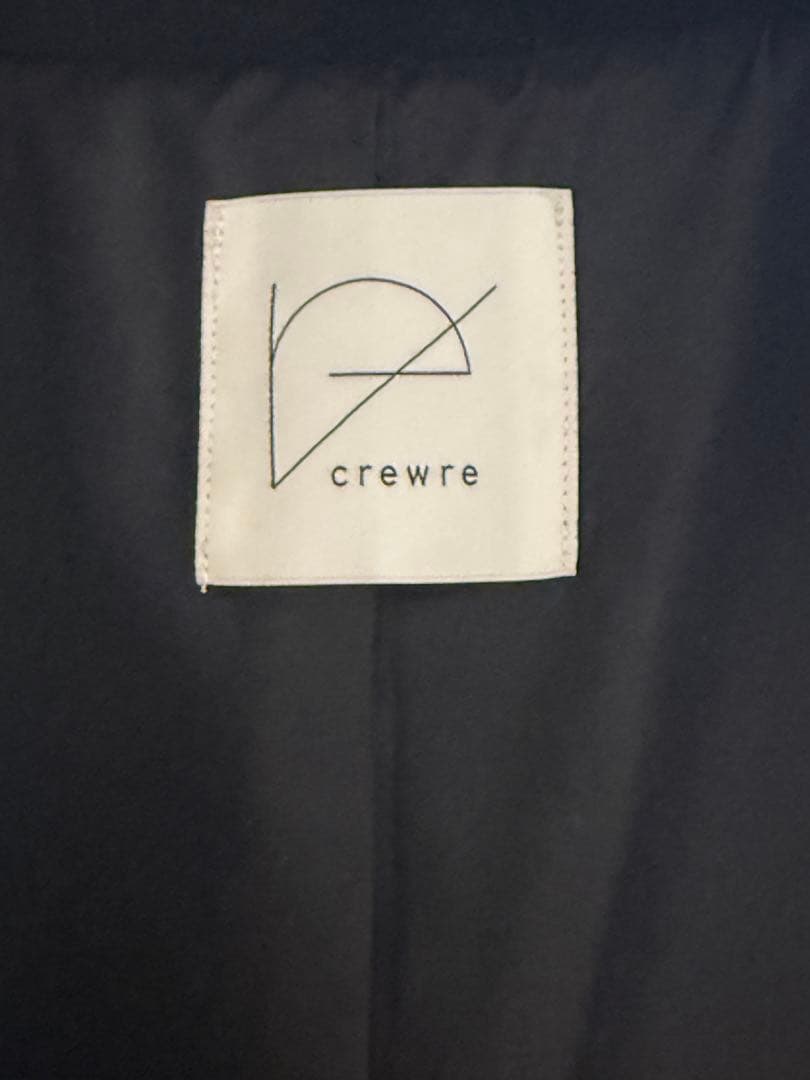 crewre アジャスタブルウールロングコート 黒 ブラック サイズ1 sサイズ