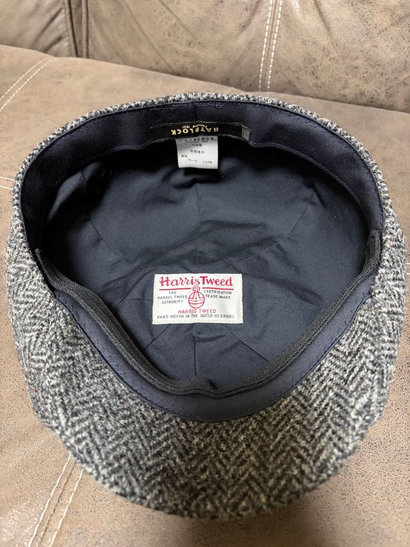 HATBLOCK DKキャスケット ハリスツイード 2L新品同様ハットブロック