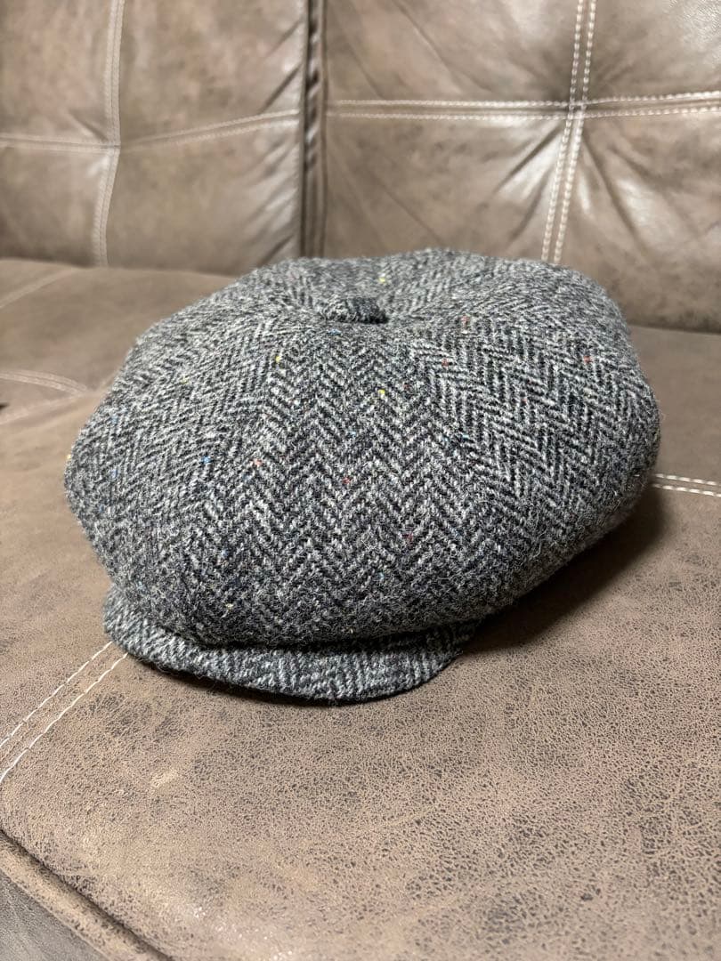 HATBLOCK DKキャスケット ハリスツイード 2L新品同様ハットブロック