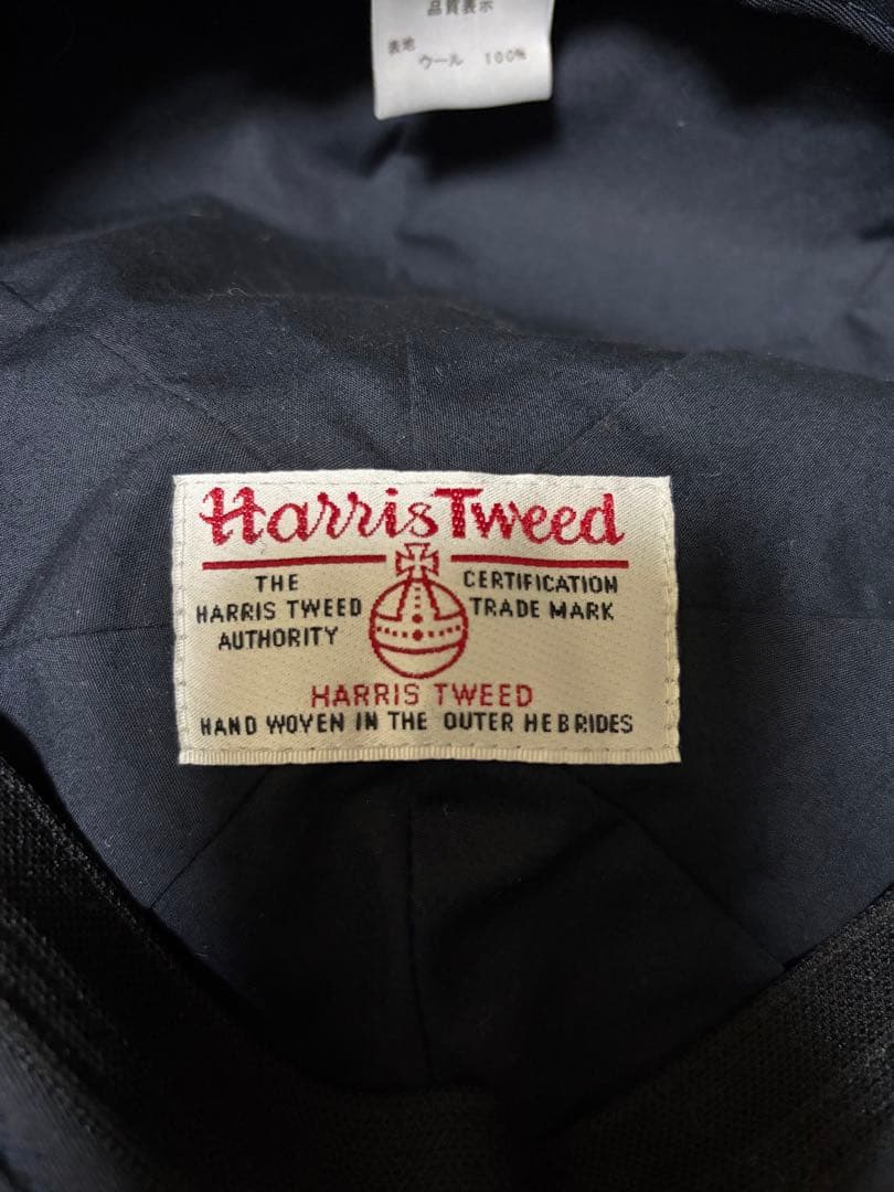 HATBLOCK DKキャスケット ハリスツイード 2L新品同様ハットブロック