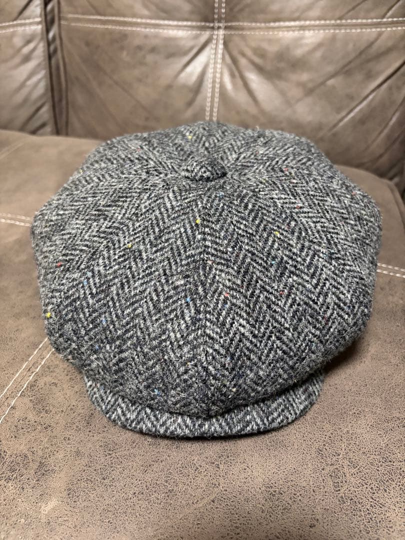 HATBLOCK DKキャスケット ハリスツイード 2L新品同様ハットブロック