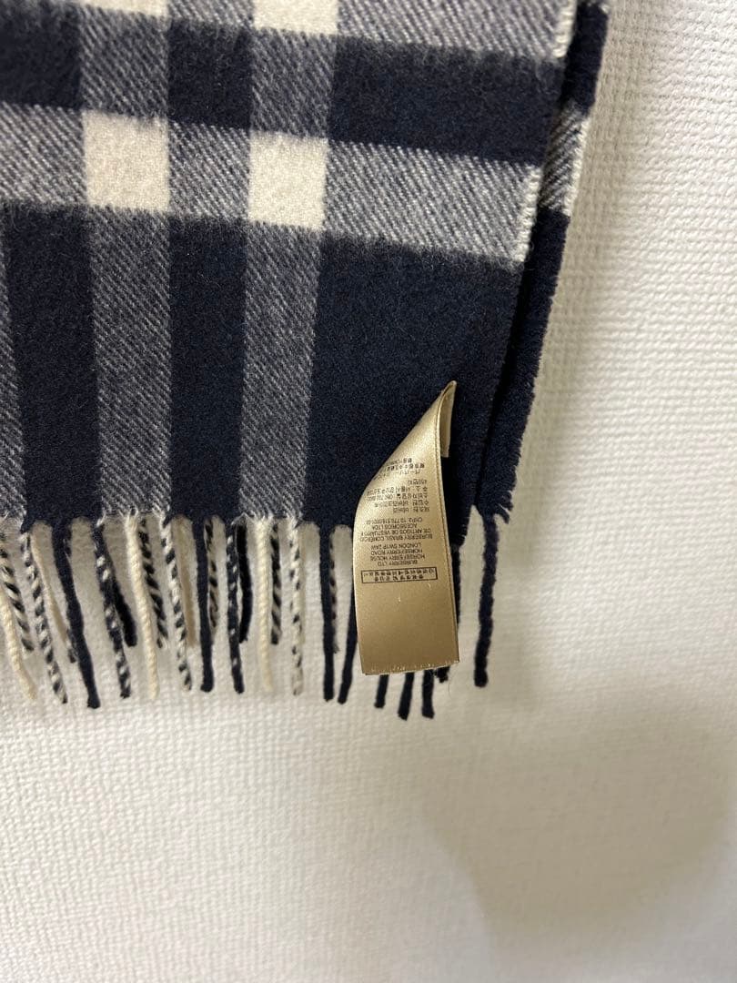 バーバリー カシミヤマフラー