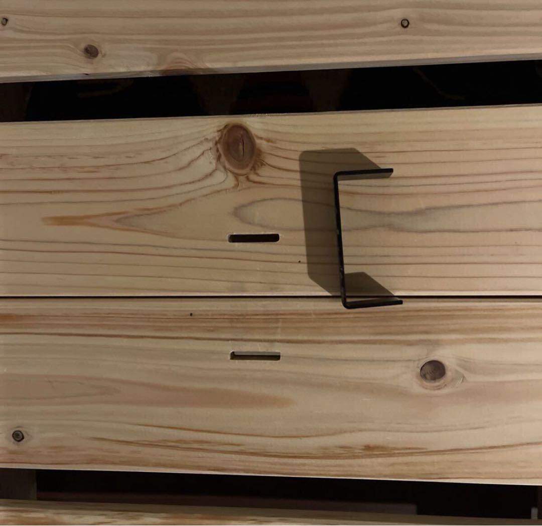 源ベッド国産ひのきパレットベッド　シングルサイズ（木製パレット4枚組）パレット