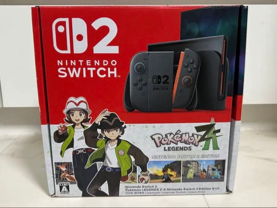Nintendo Switch2　本体pokemonZA使用済み
