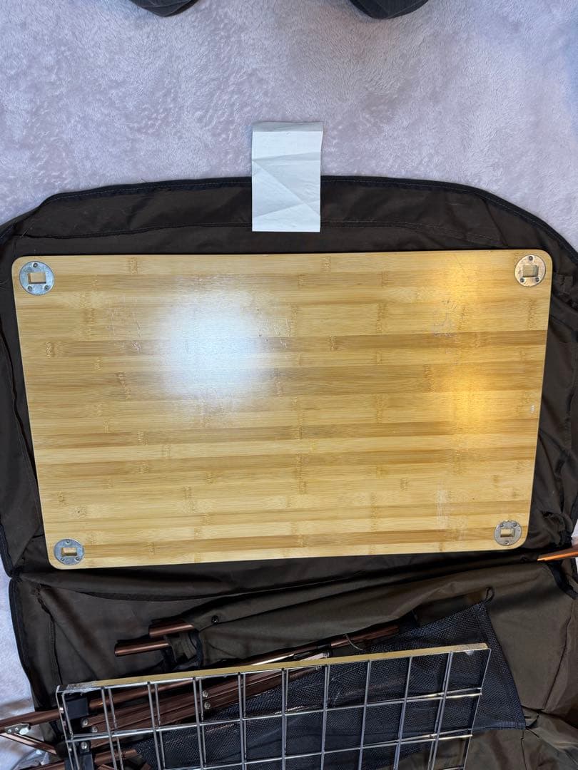 コールマンコンフォートマスター バンブーフォルダブルシェルフ