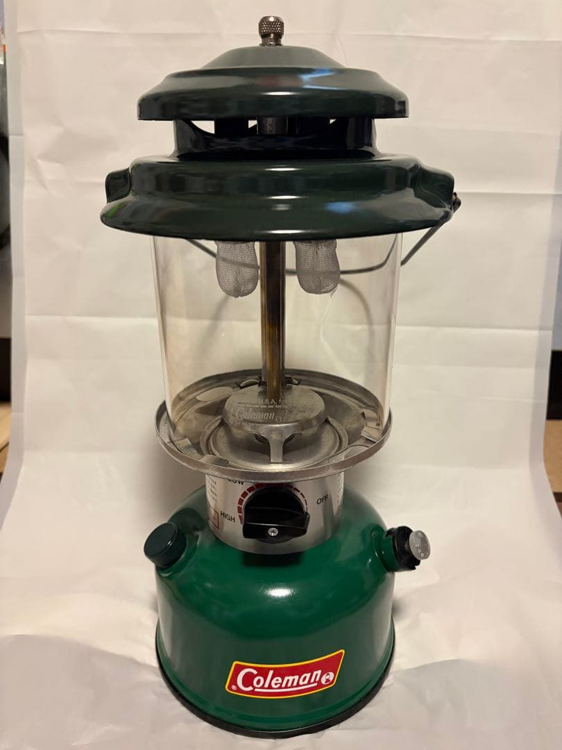 Coleman ランタン グリーン　290 リペイント