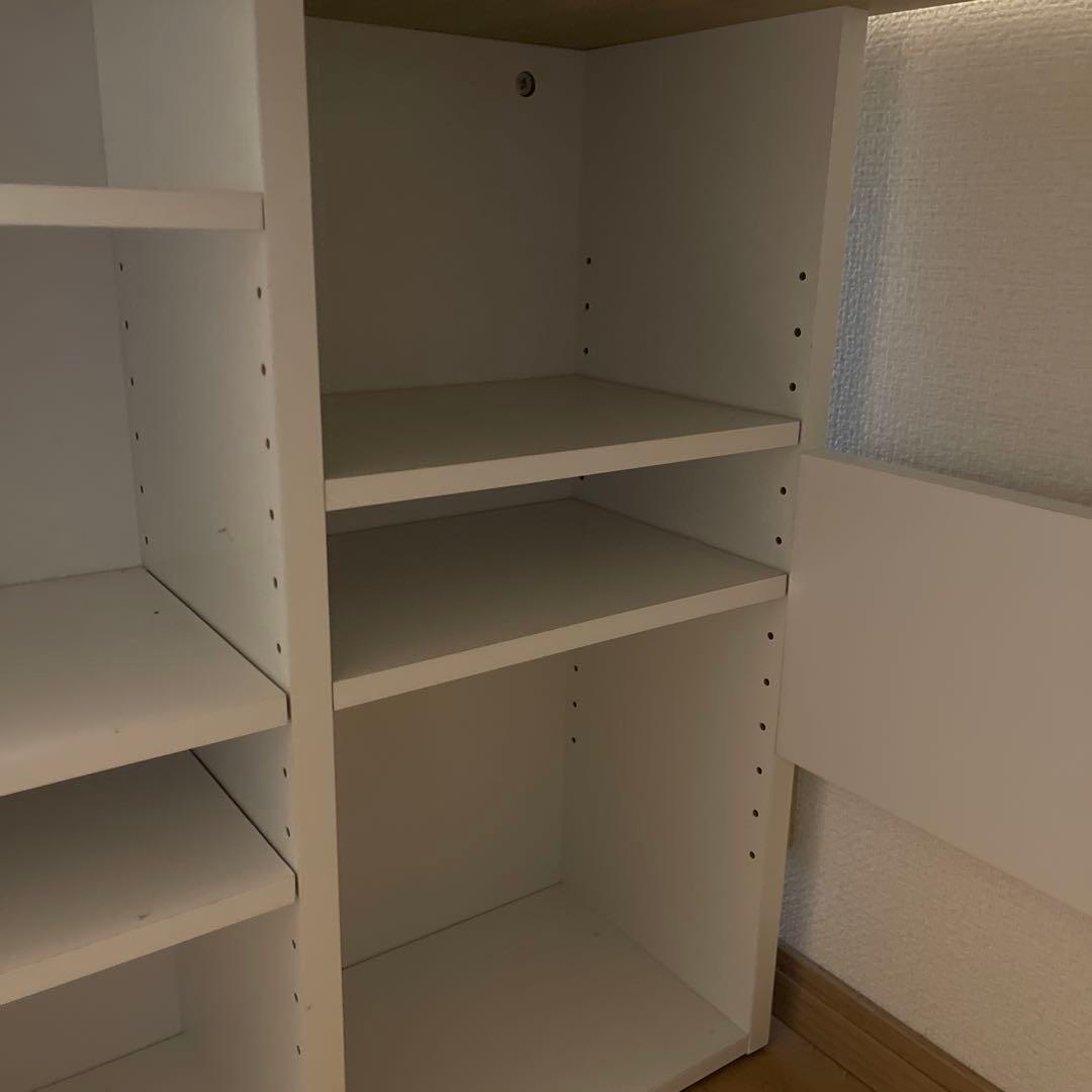 LOWYA(ロウヤ) パソコンデスクL字型　幅100cm オーク/ホワイト