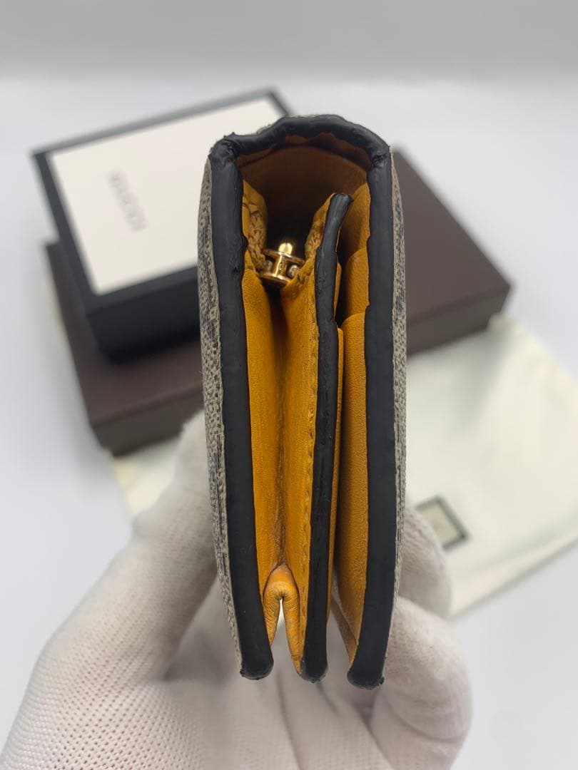 GUCCI グッチ ミスティックキャット 二つ折り 財布