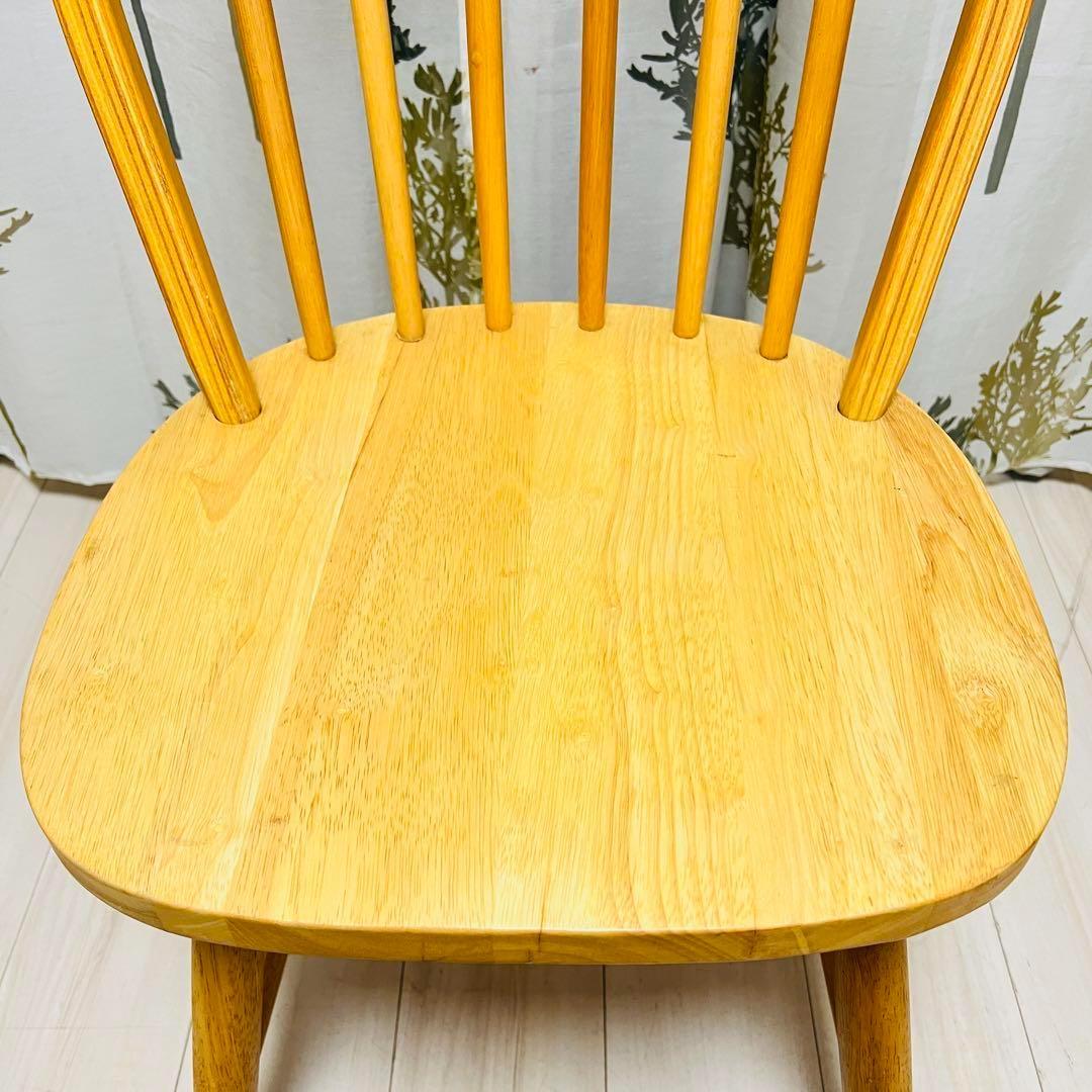 ウィンザーチェア　ラバーウッド　木製ダイニングチェア