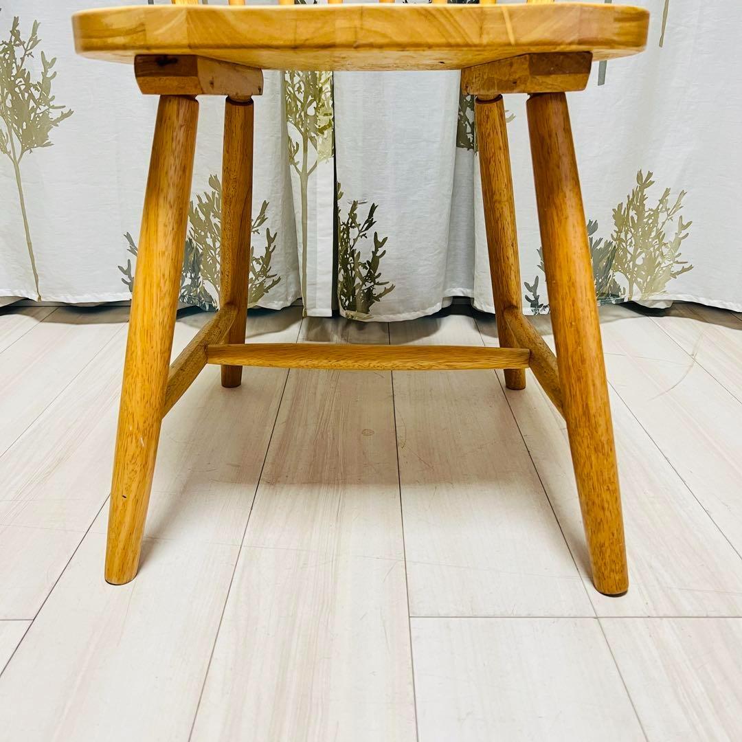 ウィンザーチェア　ラバーウッド　木製ダイニングチェア