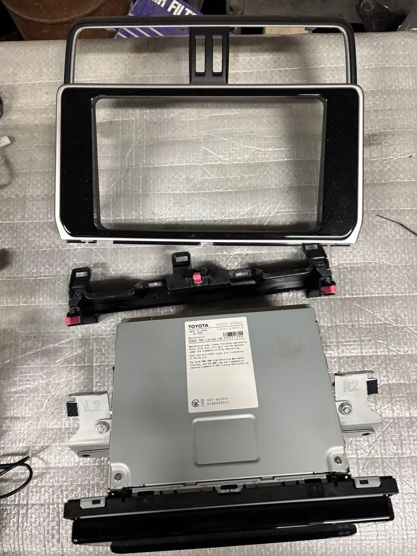 トヨタ プラド 150 純正9インチナビ 2.0ETC バックモニター