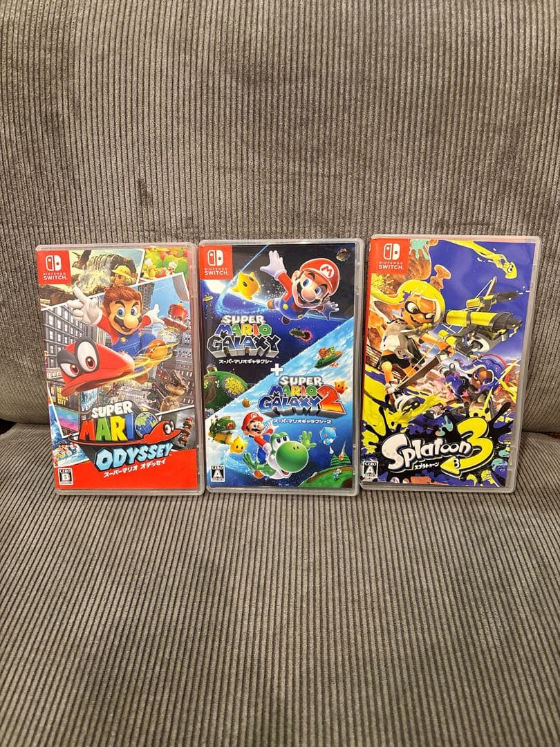 Switchソフト3本amiibo3体セット