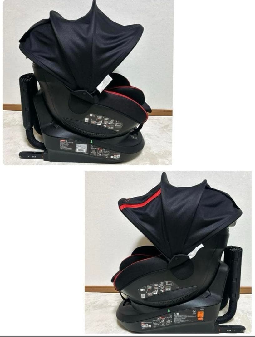 ✨美品✨ エールべべ　クルット3iグランスISOFIX チャイルドシート