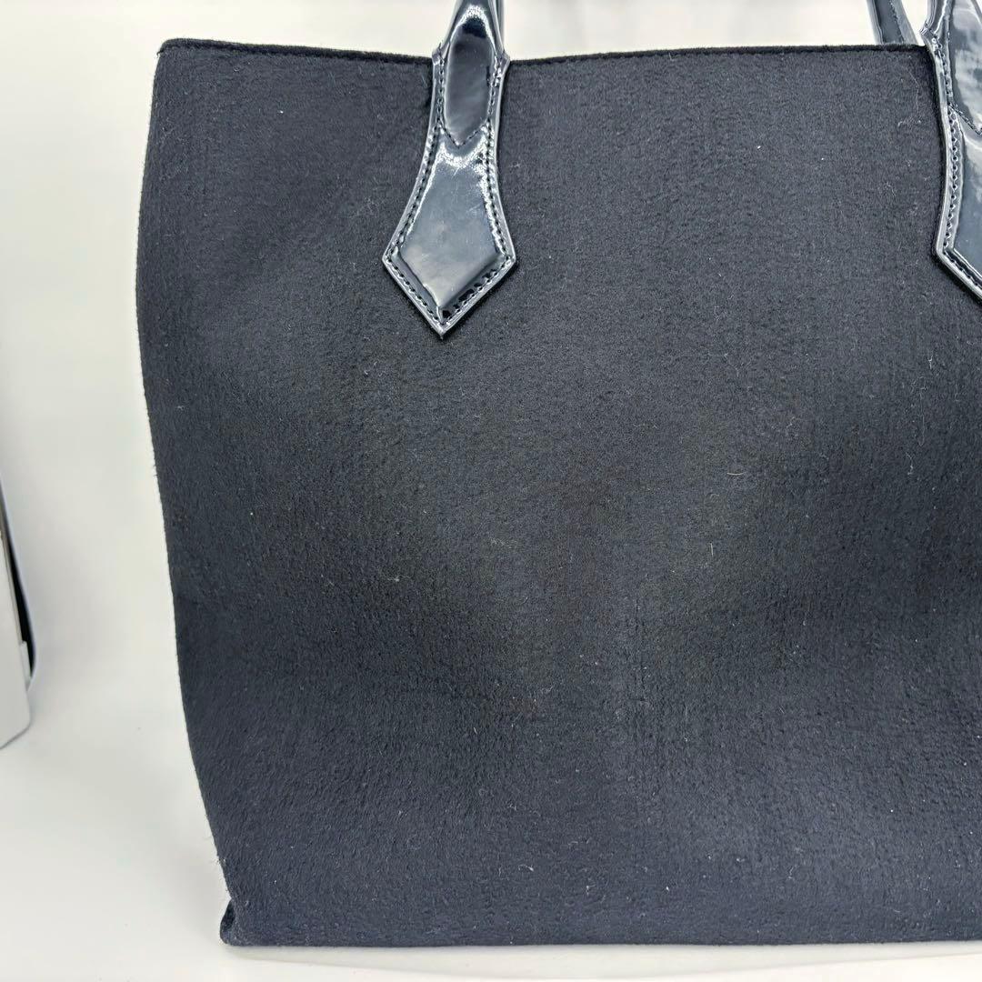 ヴィヴィアンウエストウッド トートバッグ フェルト ブラック