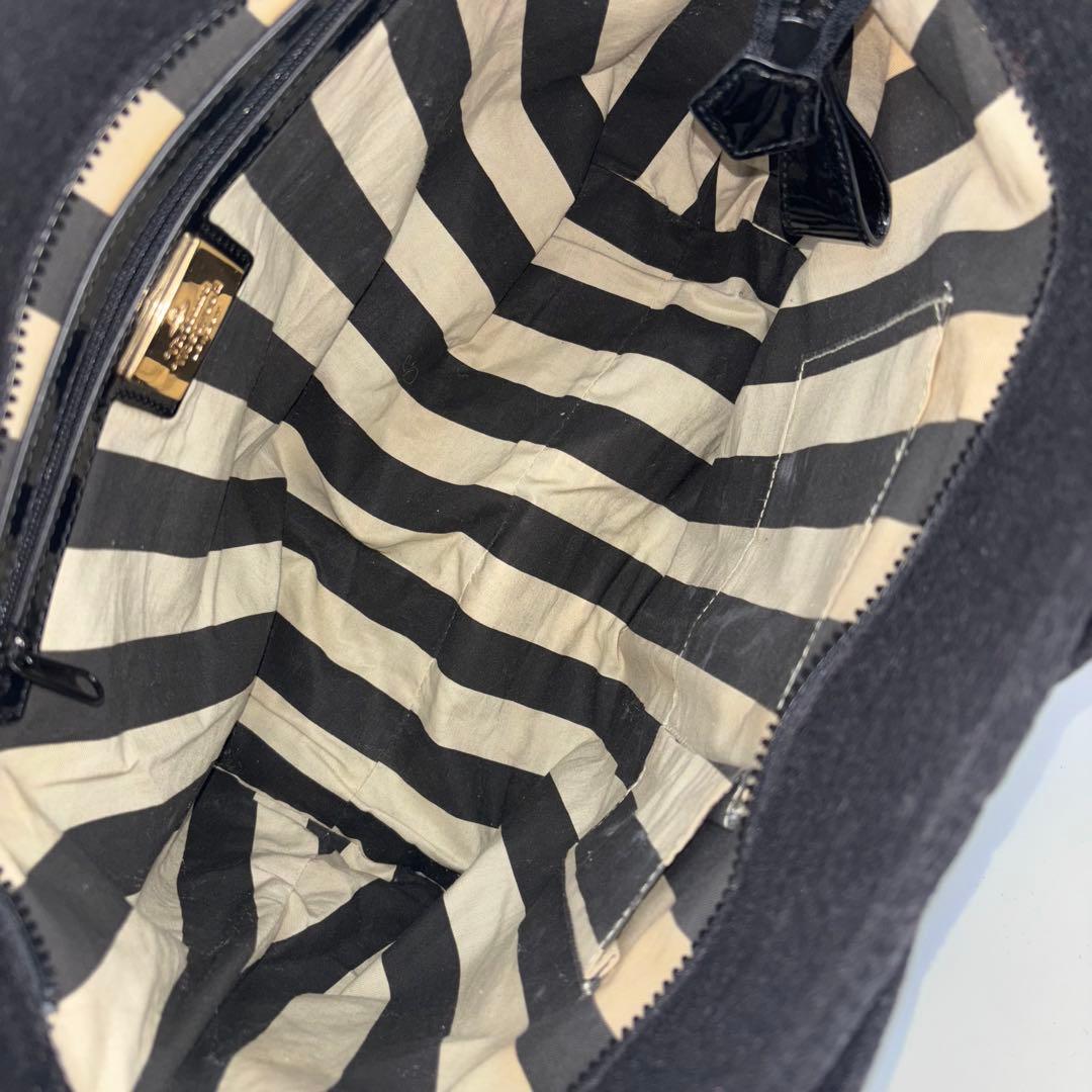 ヴィヴィアンウエストウッド トートバッグ フェルト ブラック