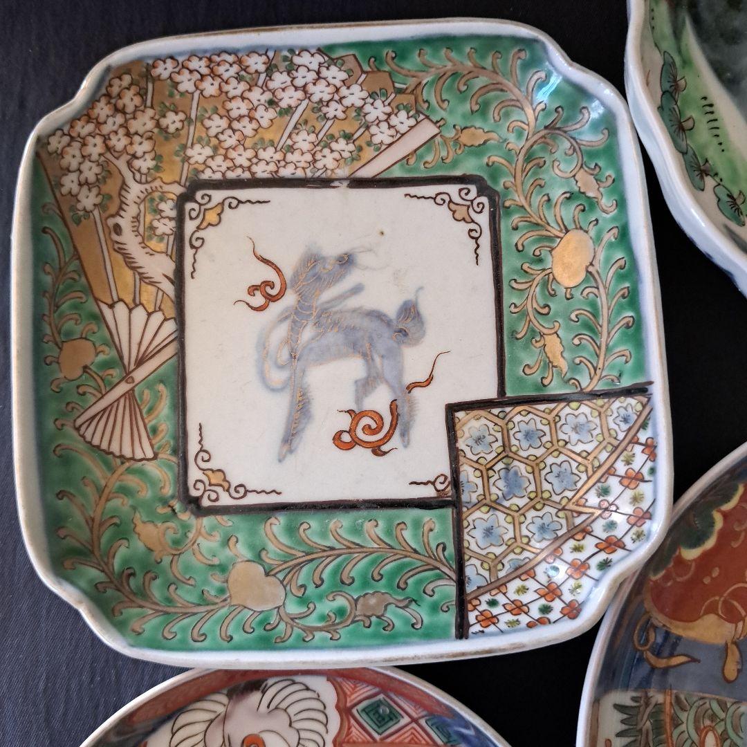 「ご成約者」です。 ご注意ください。「古伊万里色絵皿の競演！」 皿4客セッ