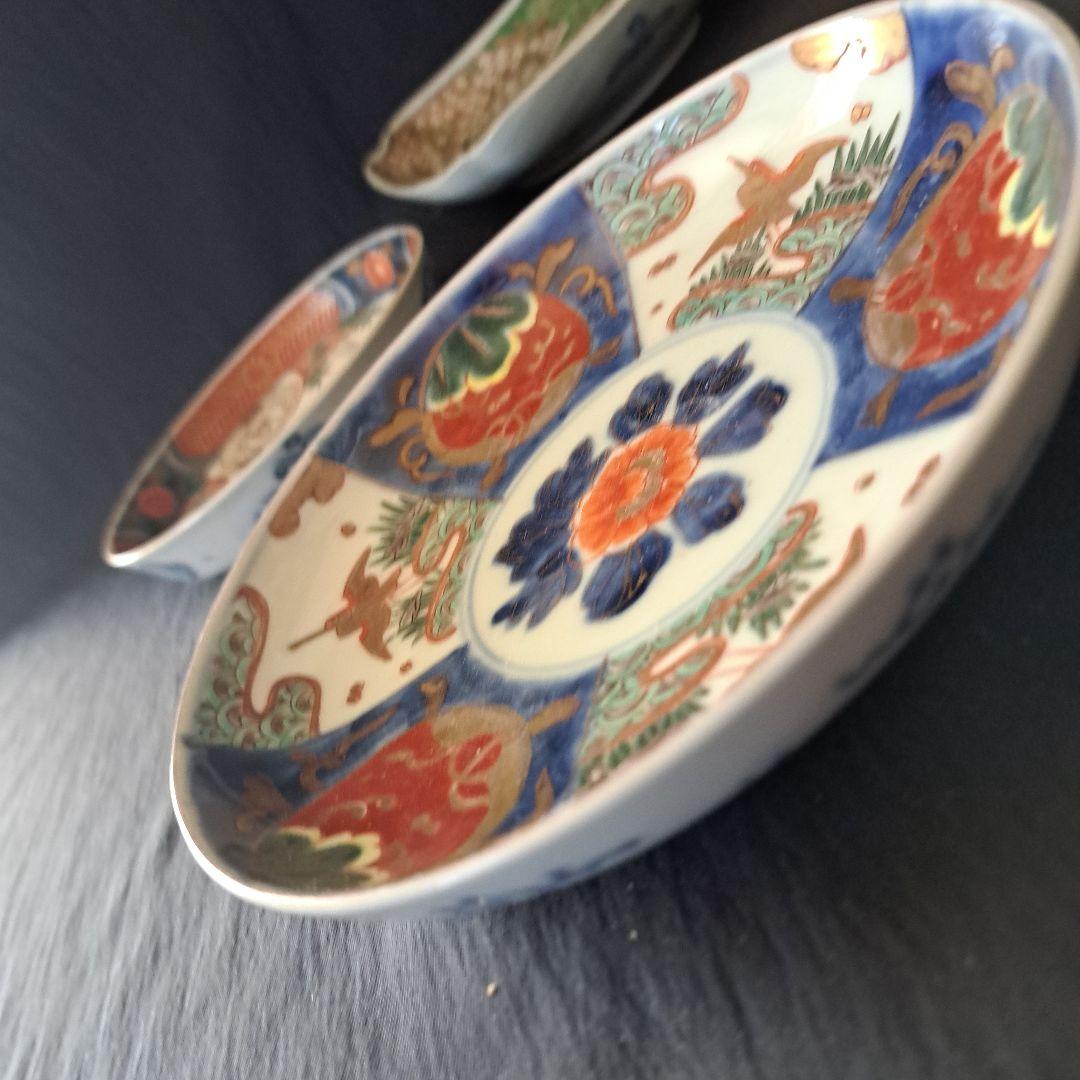 「ご成約者」です。 ご注意ください。「古伊万里色絵皿の競演！」 皿4客セッ