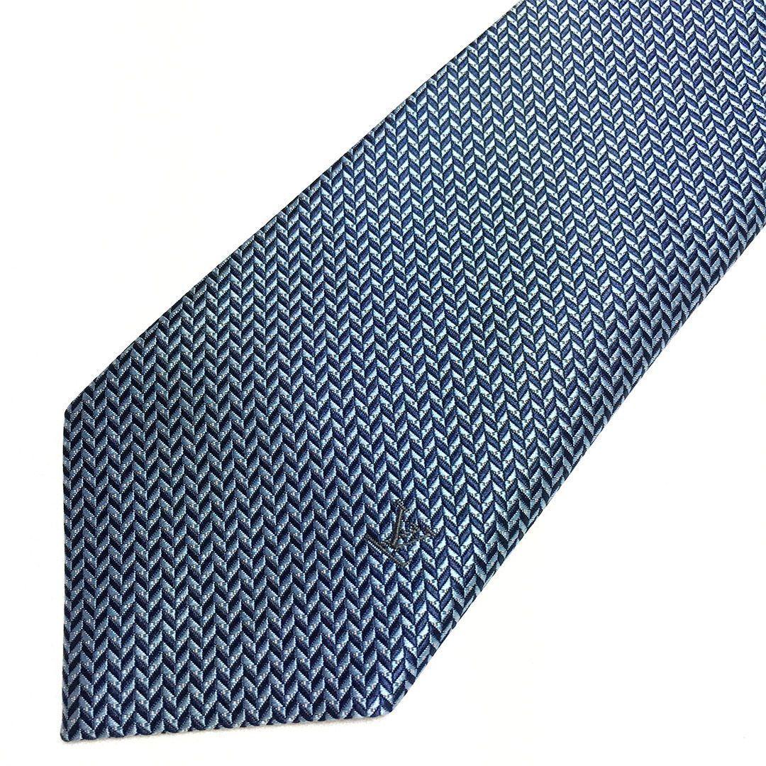 未使用級 ルイヴィトン Louis Vuitton ネクタイ V字パターン