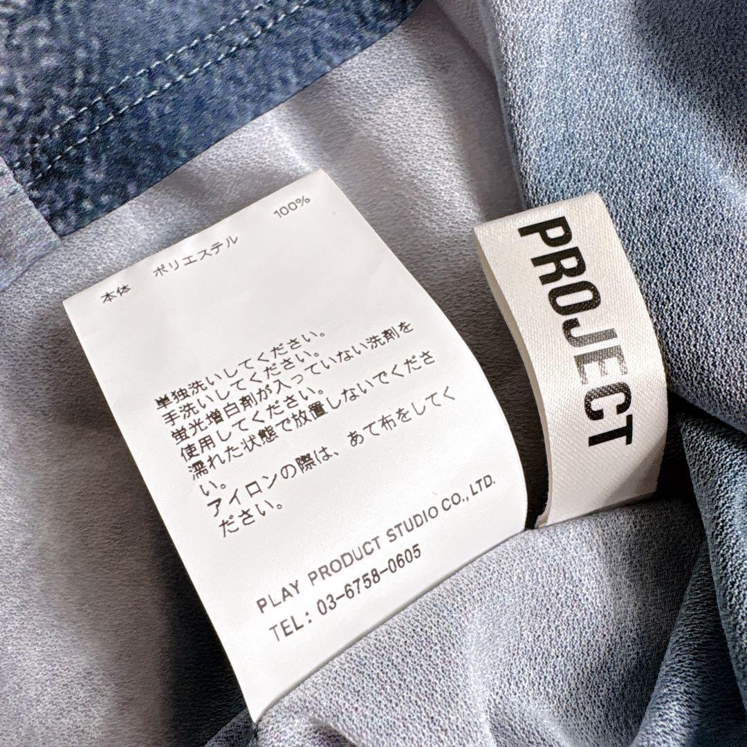 美品 PRANK PROJECT マルチプリント シアーカットソー シースルー