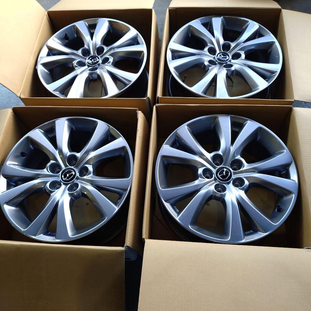 CX30純正アルミ4本セット 良品ガリキズなし