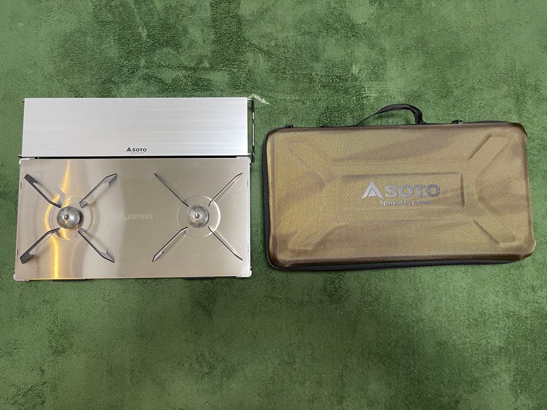 未使用】SOTO 2バーナーGRIDハードケースST-5261＋GRIDテーブル