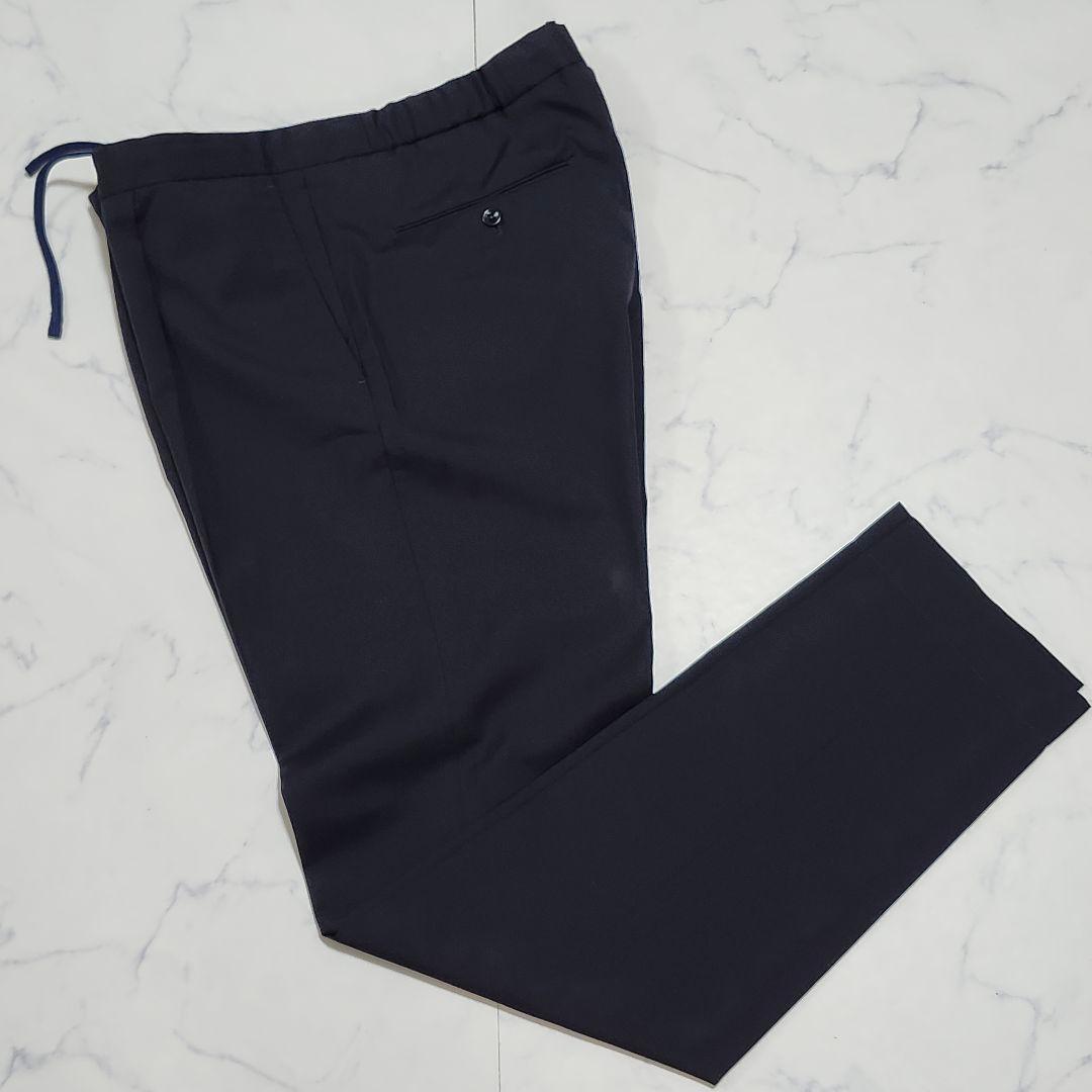 美品☆サイズ50　インコテックス　スラックス　スーパー100's　ドローコード