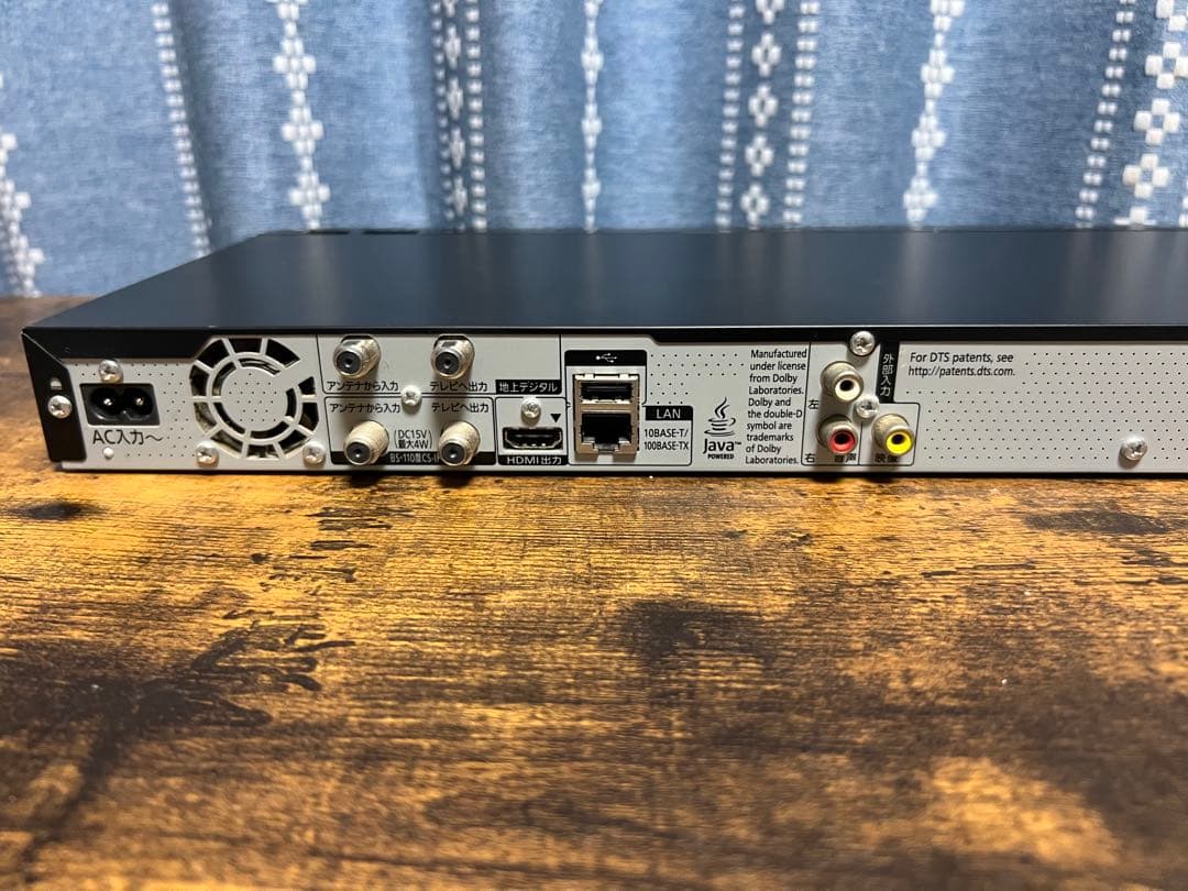 【良品】パナソニック ブルーレイレコーダー DMR-BRW500