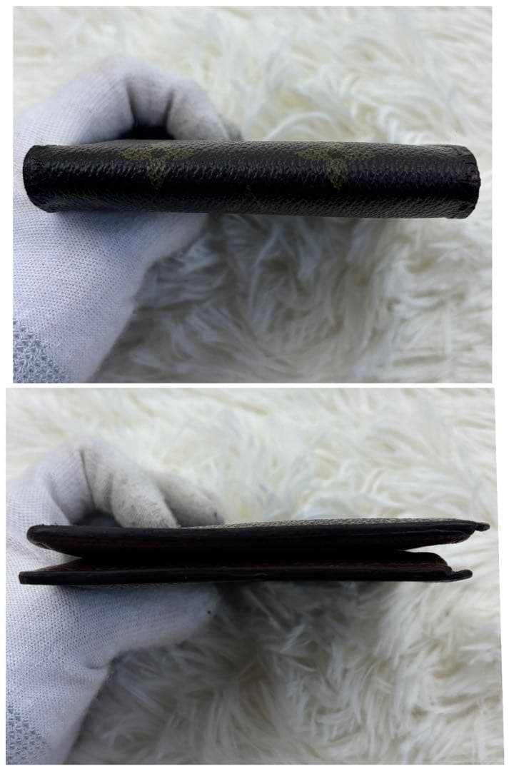 ルイヴィトン モノグラム　ポルトビエ 6 カルトクレディ 札入れ 折り財布