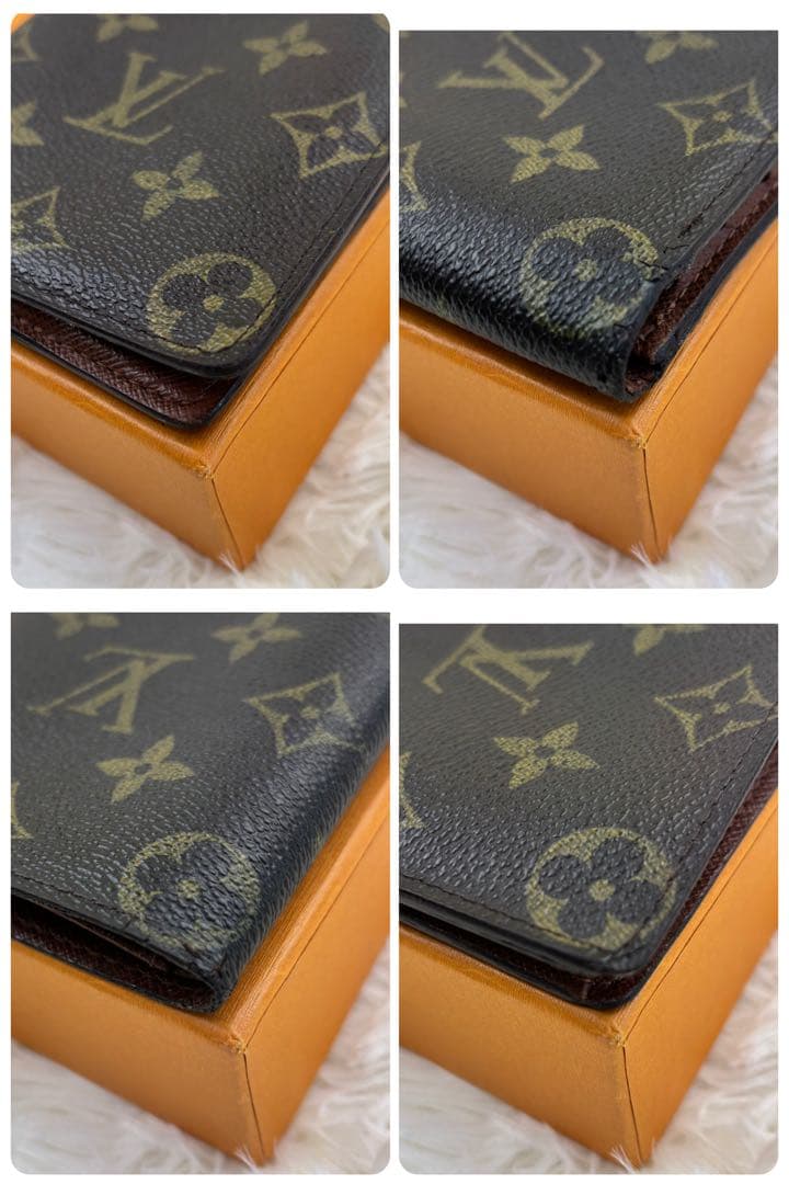 ルイヴィトン モノグラム　ポルトビエ 6 カルトクレディ 札入れ 折り財布
