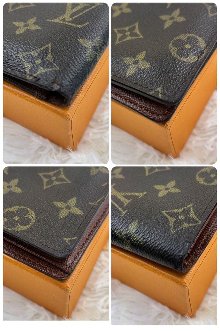 ルイヴィトン モノグラム　ポルトビエ 6 カルトクレディ 札入れ 折り財布