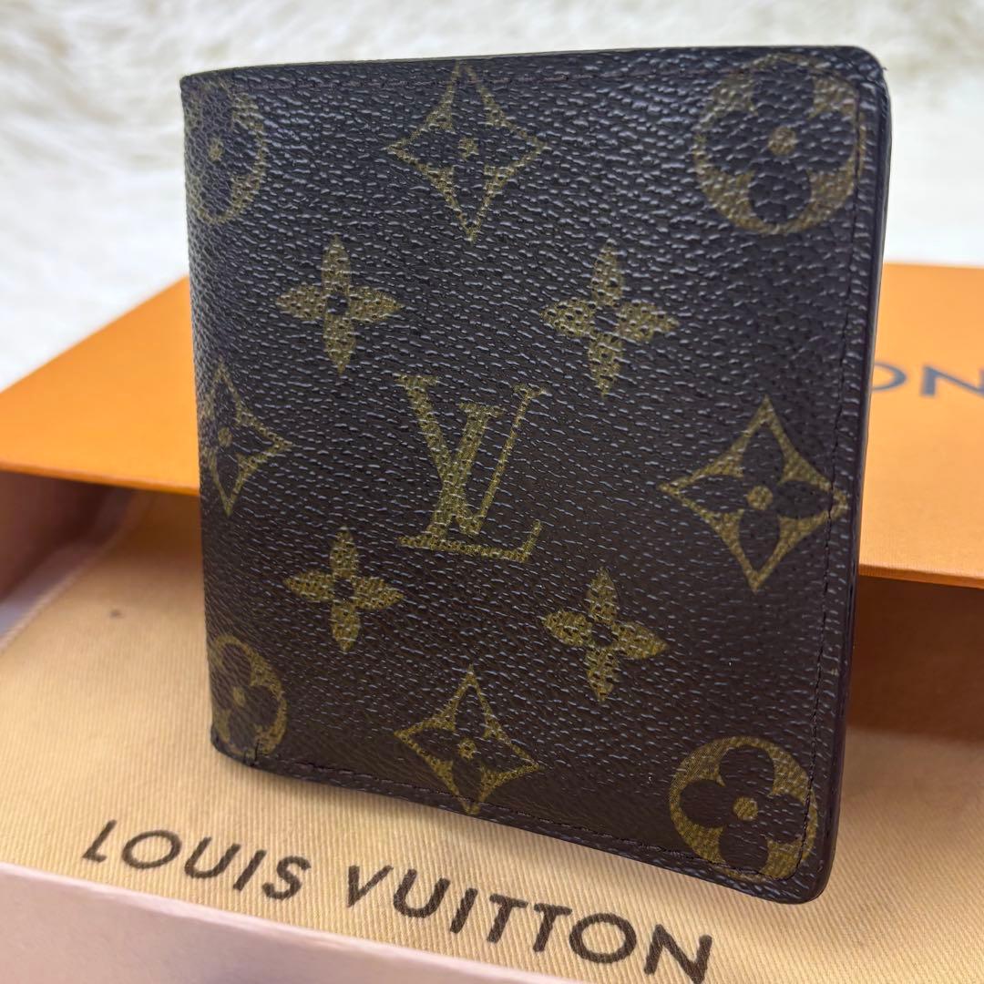 ルイヴィトン モノグラム　ポルトビエ 6 カルトクレディ 札入れ 折り財布