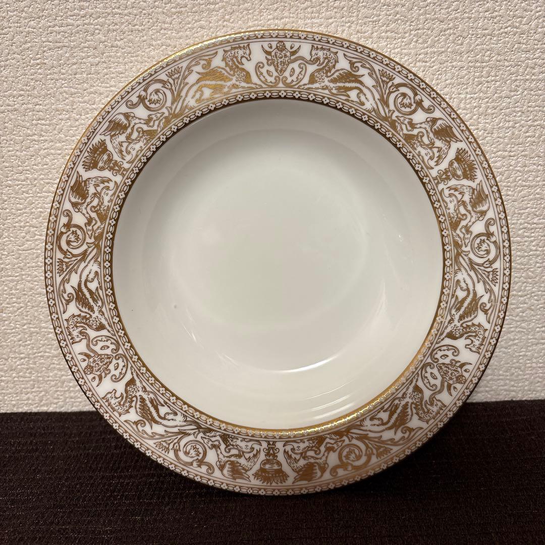 ウェッジウッド　フロレンティーン　ゴールド　スーププレート　パスタプレート