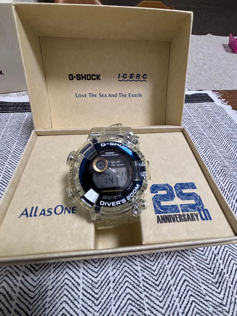 Z*e様 G-SHOCK イルクジフロッグマン25周年モデル　暗所保管