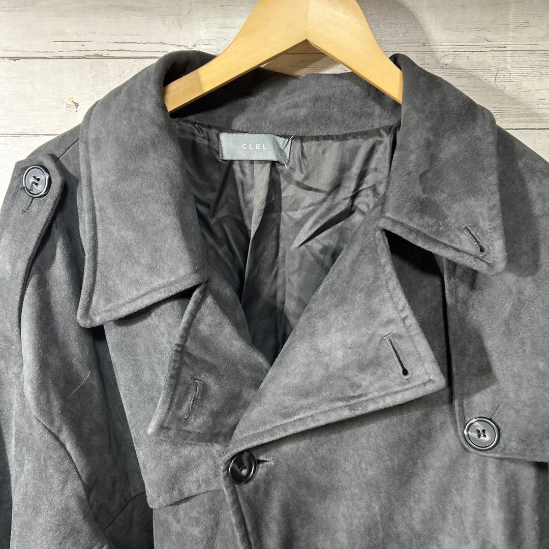 CLEL スウェードロングコート