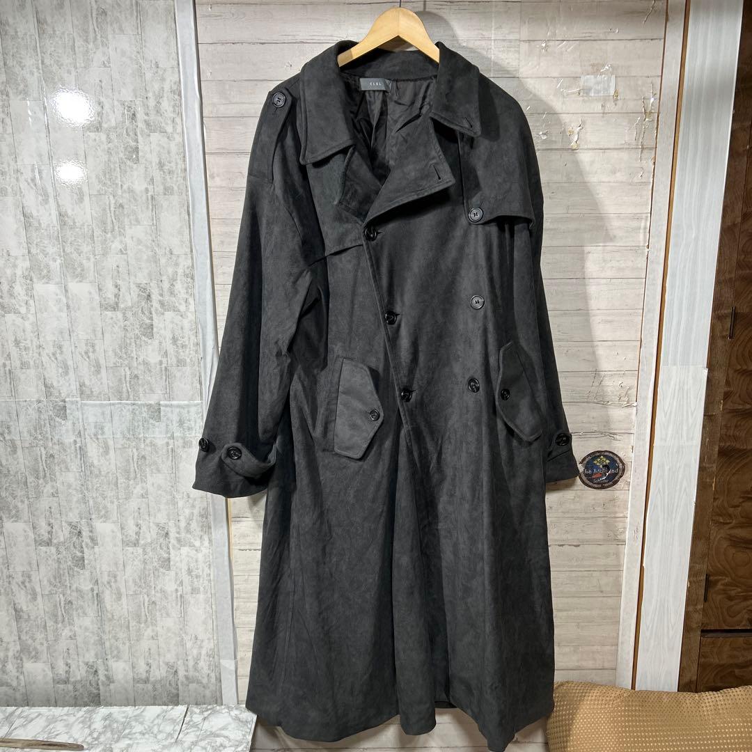 CLEL スウェードロングコート
