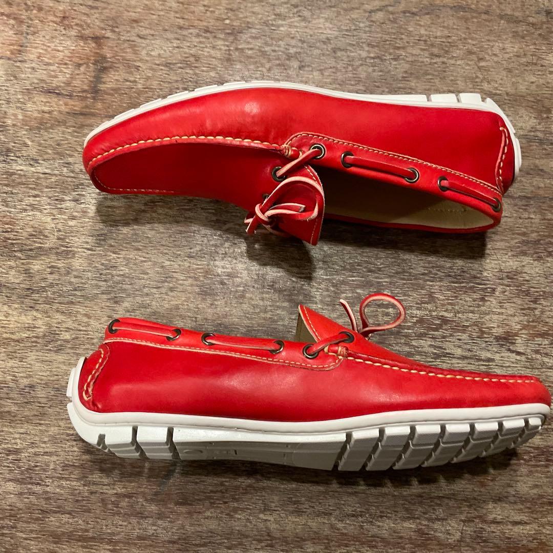 未使用品！エポカウォモ レザー ドライビングシューズ 1351 メンズ 40