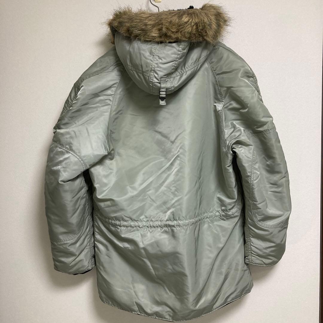 【激レア色/極美品】ALPHA USA製 N3-B グレー XL相当 IDEAL