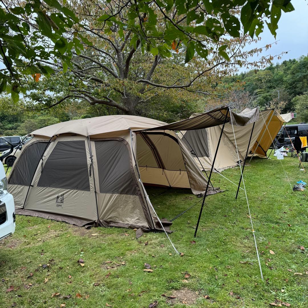 ファシル　ツインクレスタT/C　豪華２張セット　総額約２８万円セット　二又ポール