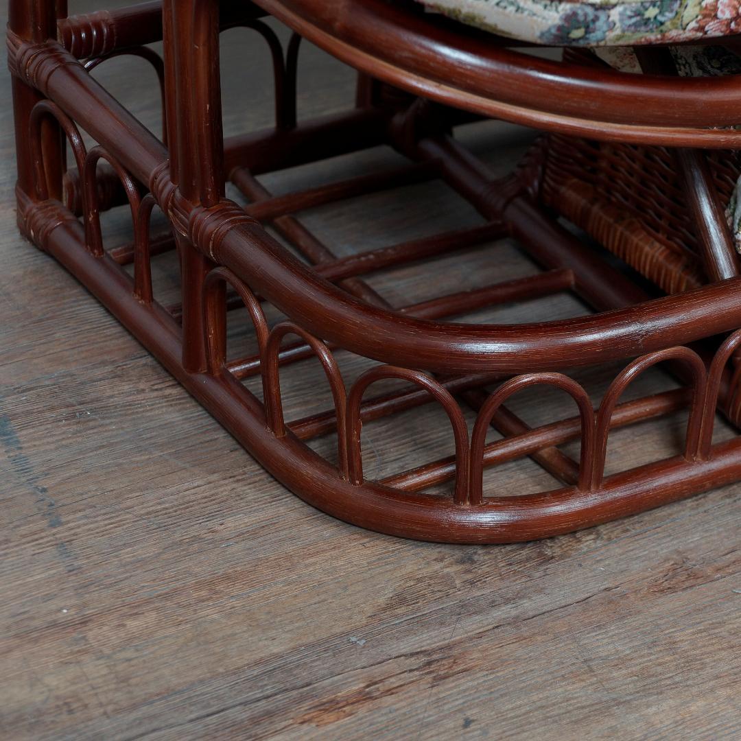 2台セット【新品1台訳あり商品】大型 ラタン 2人掛 カウチソファ アウトレット