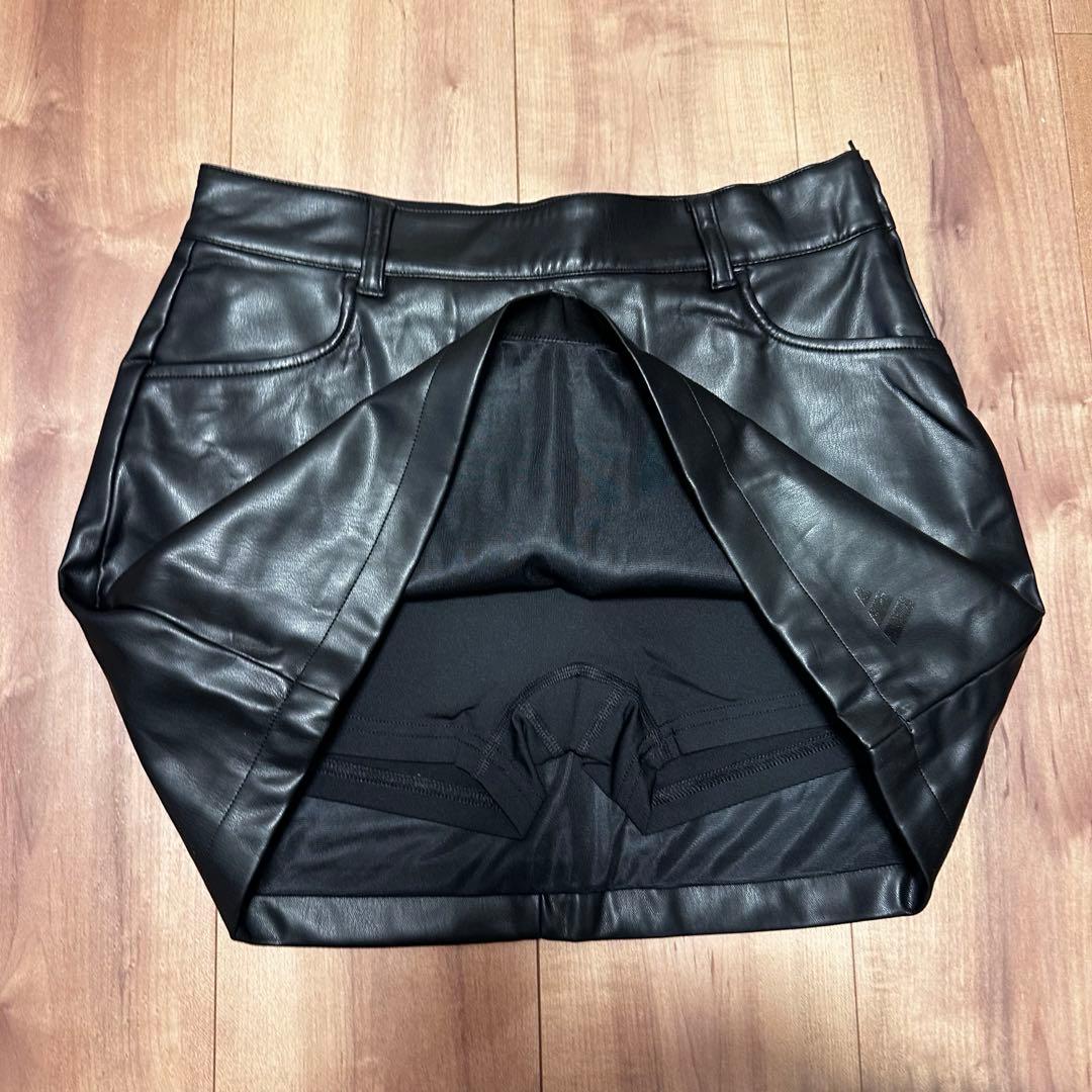 プライムニット　フルジップジャケット　レザースカート　春秋冬　セットアップ　L