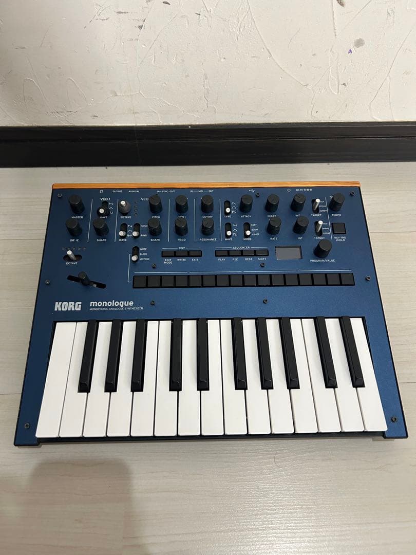 KORG monologue アナログシンセサイザー 25鍵 青