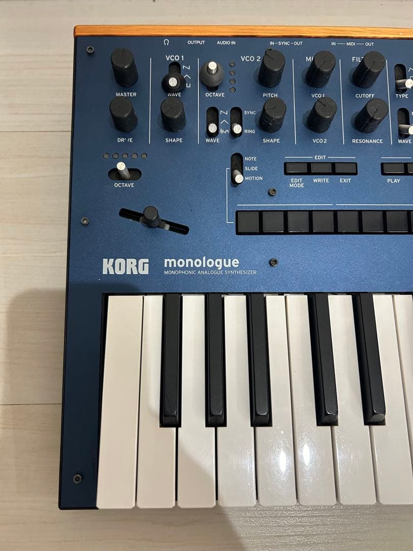 KORG monologue アナログシンセサイザー 25鍵 青