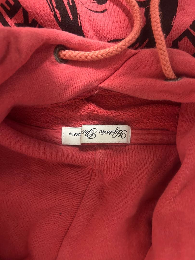 Hysteric Glamour ピンクパーカー FREEサイズ