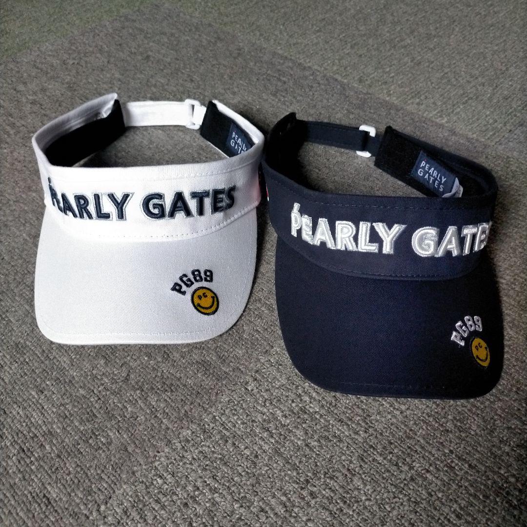 【極美品】 PEARLY GATES パーリーゲイツ ゴルフ サンバイザー 2点