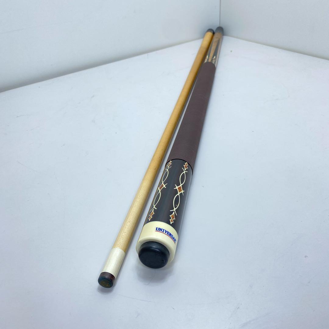 値下げ希少　ビリヤード　キュー　ユニバーサル　ハー　レーダビットソンケース付き