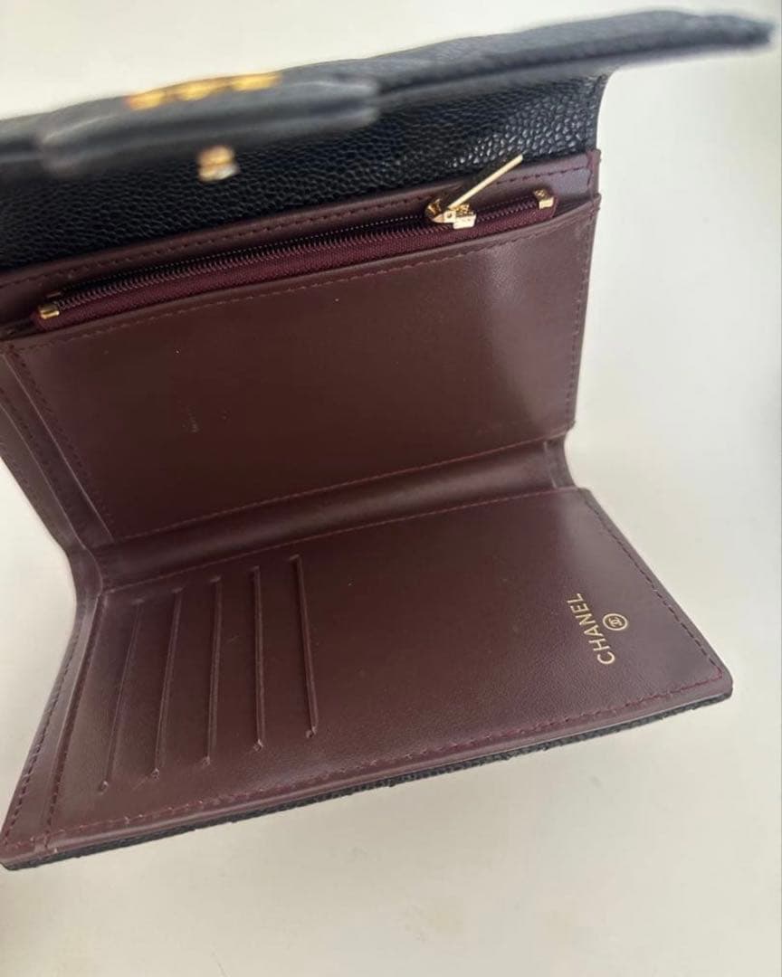 マトラッセ キャビアスキン キルティング 財布